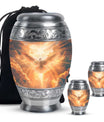 Dove Theme Large Urn With 2 Keepsake Urn