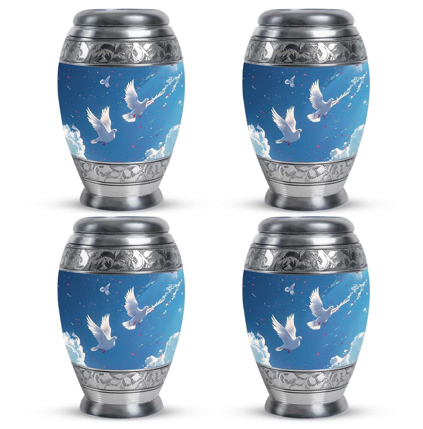 Dove Theme 3 Inch Keepsake Pack of 4