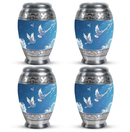 Dove Theme 3 Inch Keepsake Pack of 4
