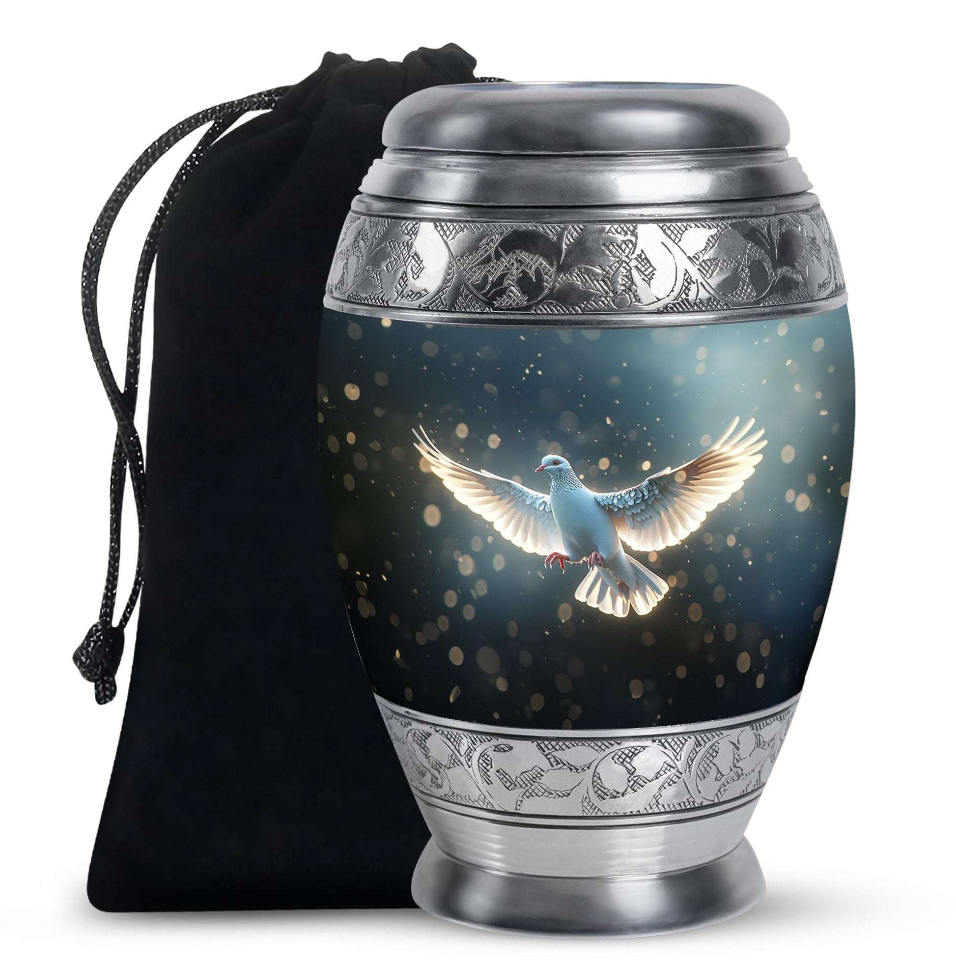 Dove Theme Large Urn 10 Inch