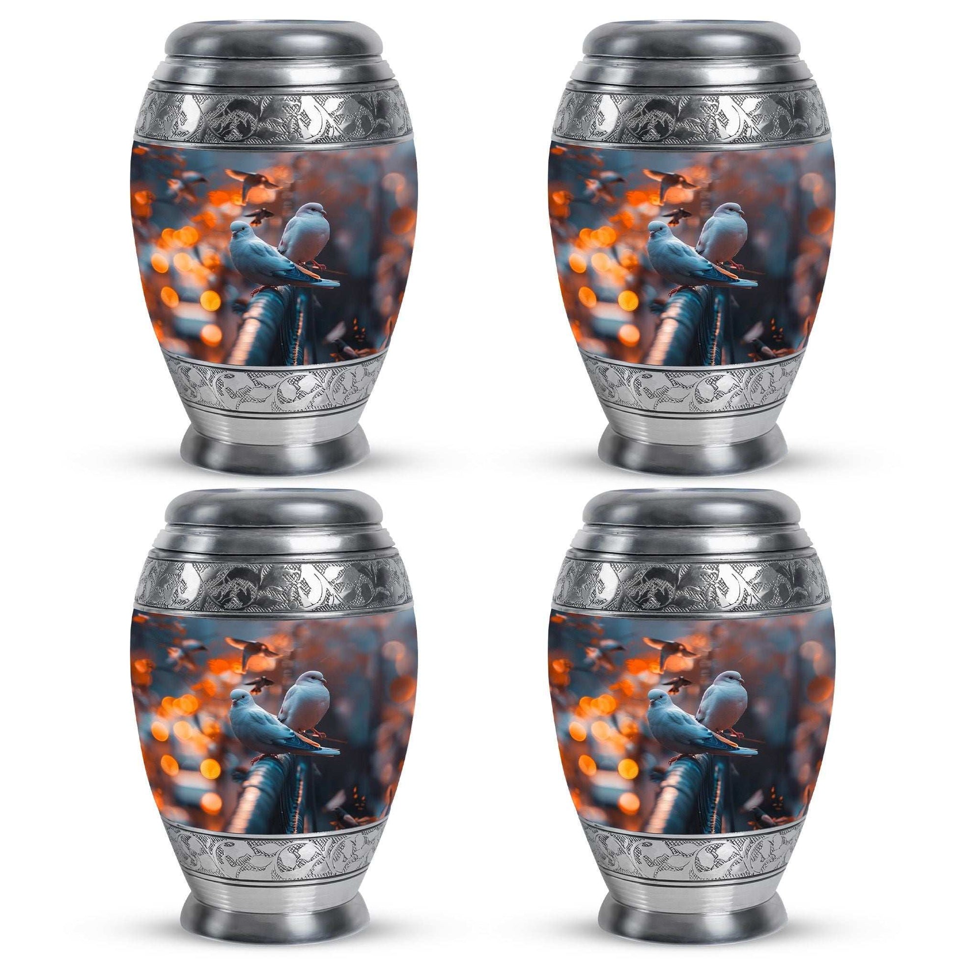 Dove Theme 3 Inch Keepsake Pack of 4