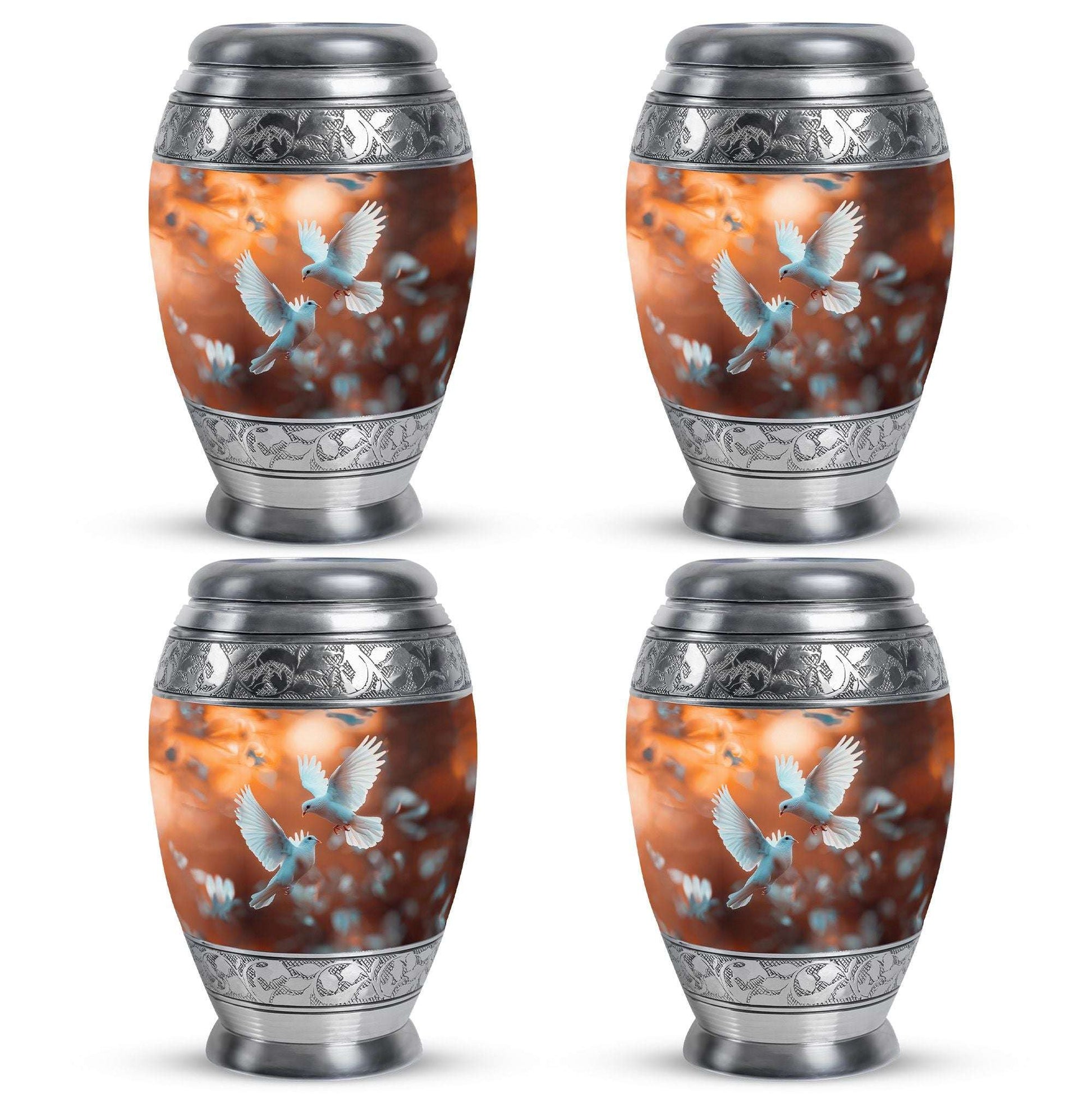 Dove Theme 3 Inch Keepsake Pack of 4