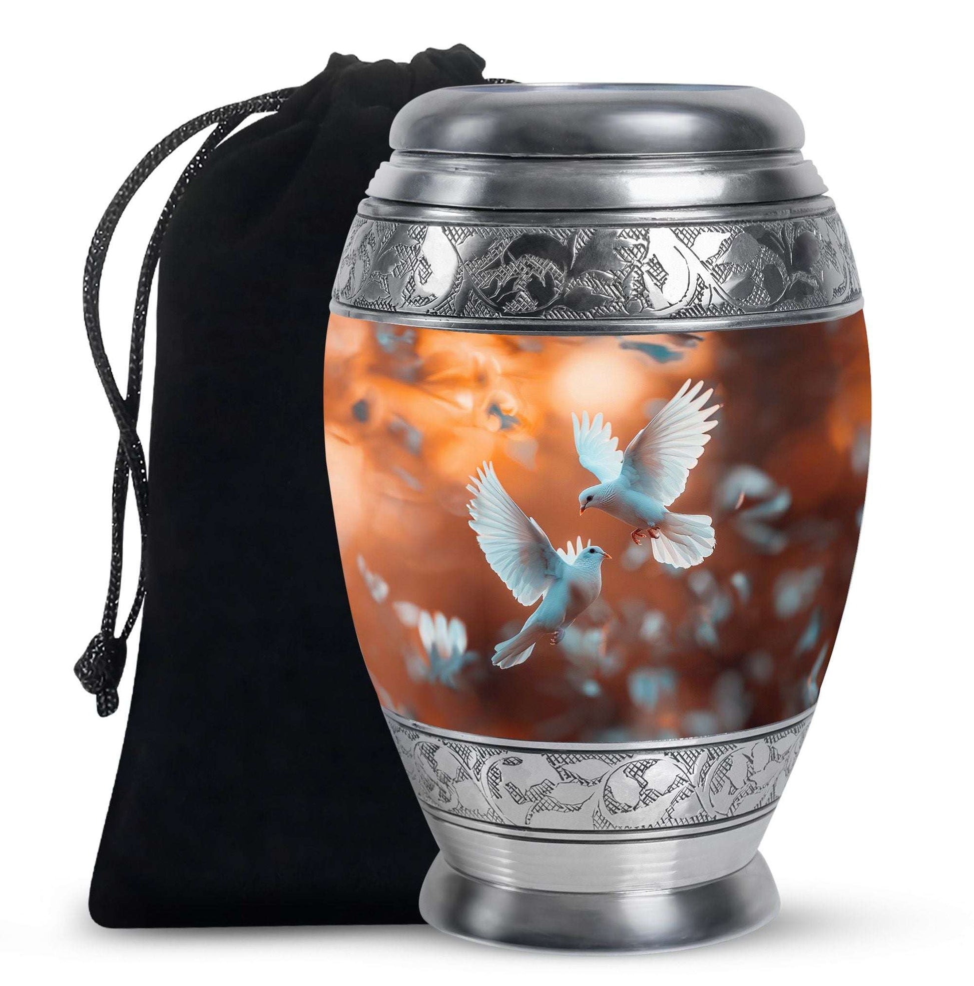 Dove Theme Large Urn 10 Inch