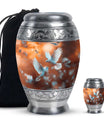 Dove Theme Large Urn With 1 Keepsake Urn