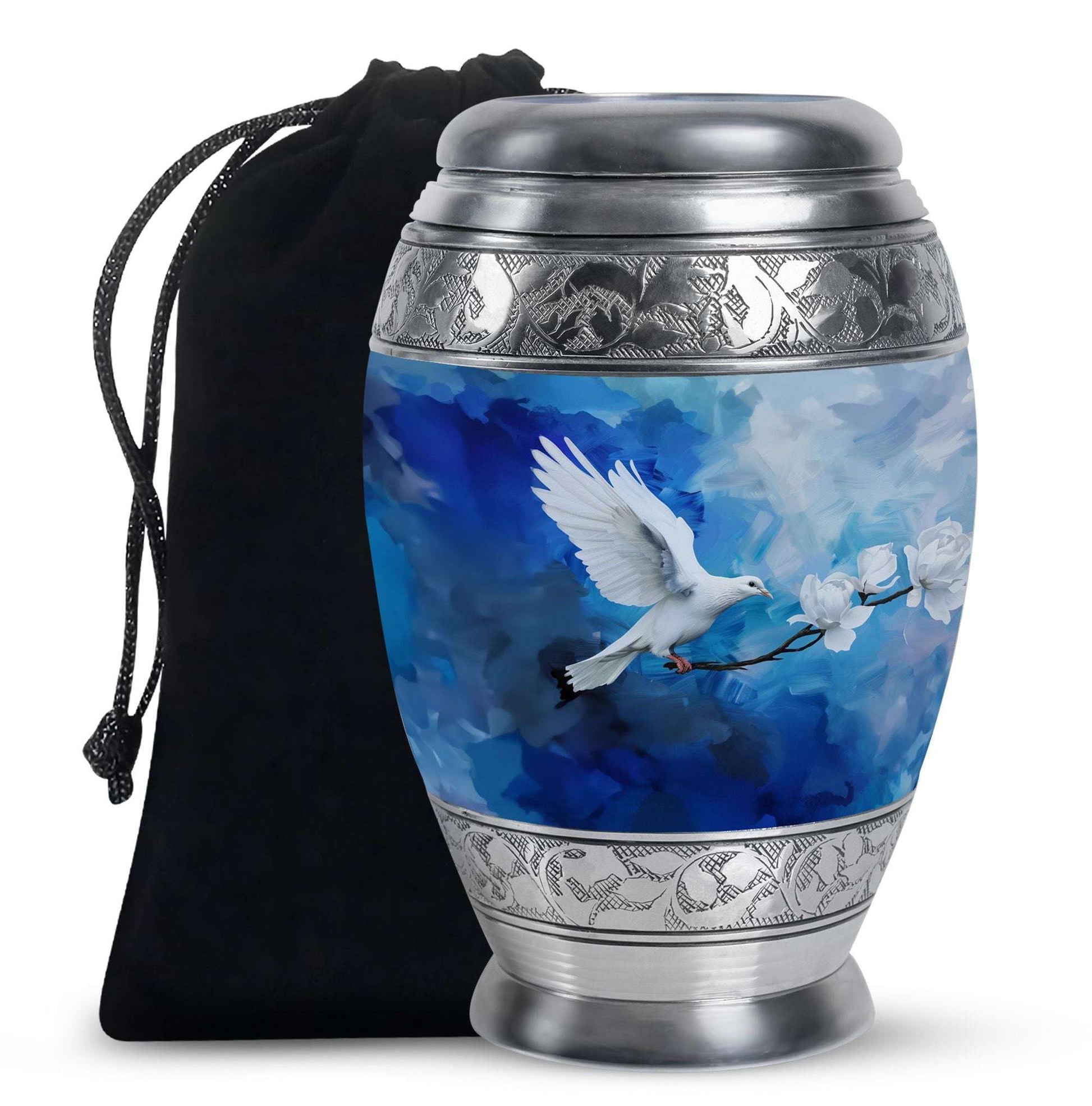 Dove Theme Large Urn 10 Inch