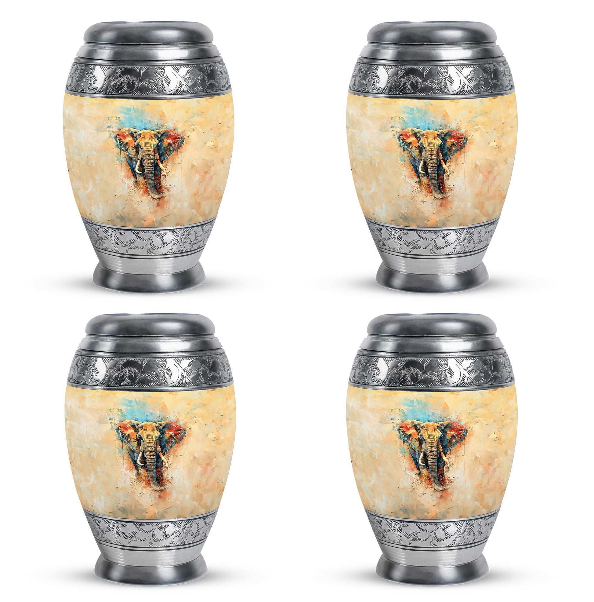 Elephant Theme 3 Inch Keepsake Pack of 4