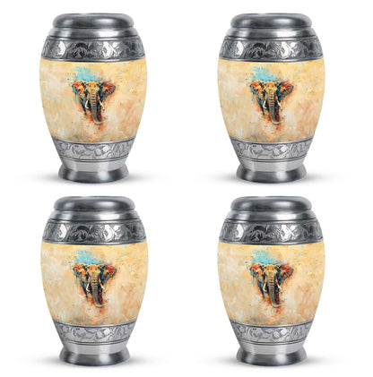Elephant Theme 3 Inch Keepsake Pack of 4