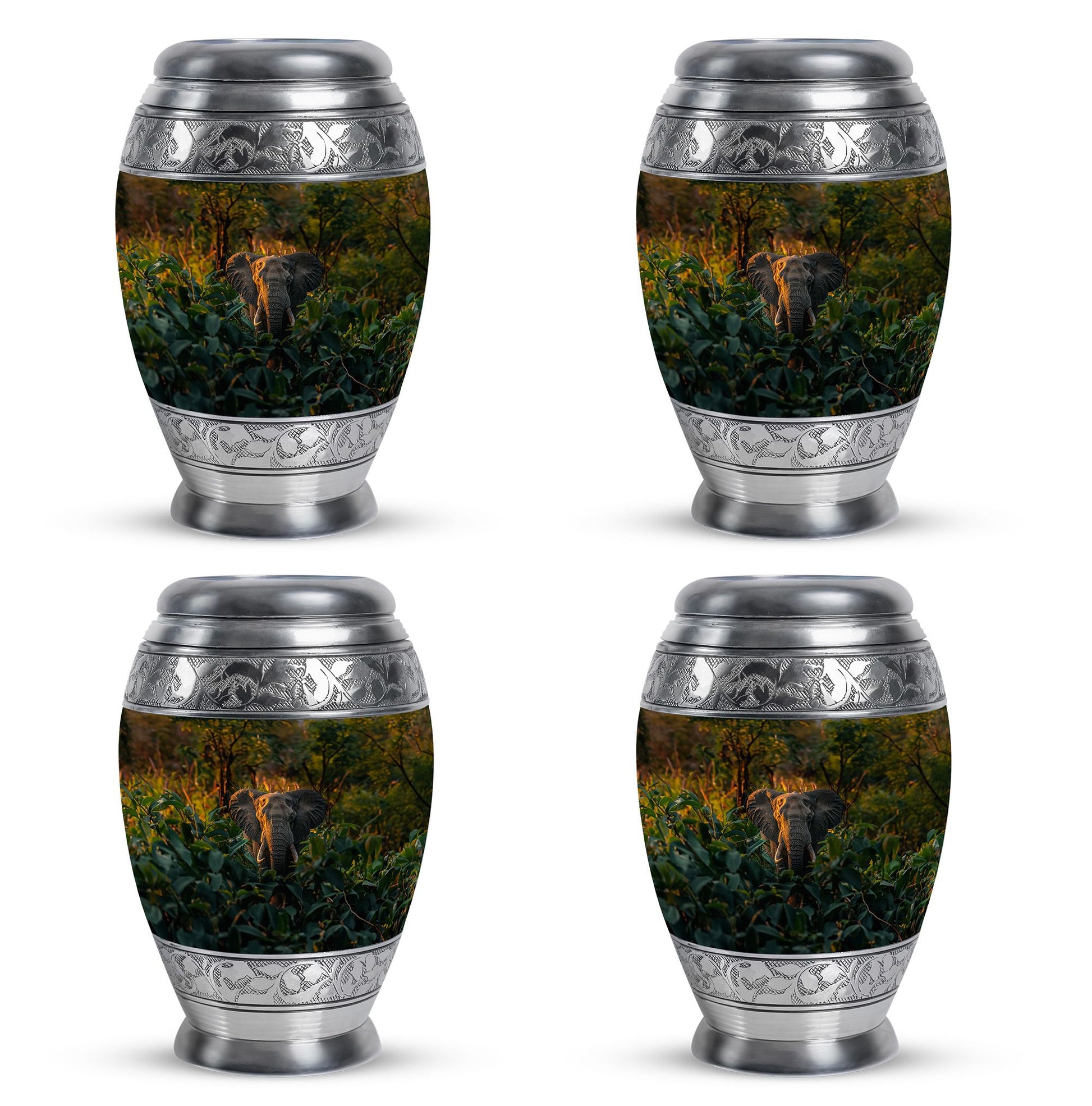 Elephant Theme 3 Inch Keepsake Pack of 4