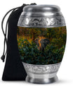 Elephant Theme Large Urn 10 Inch