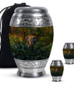 Elephant Theme Large Urn With 2 Keepsake Urn