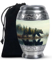 Bear Cremation Urn for Adults - Forest 10 Inch Urn For Adult Male & Female