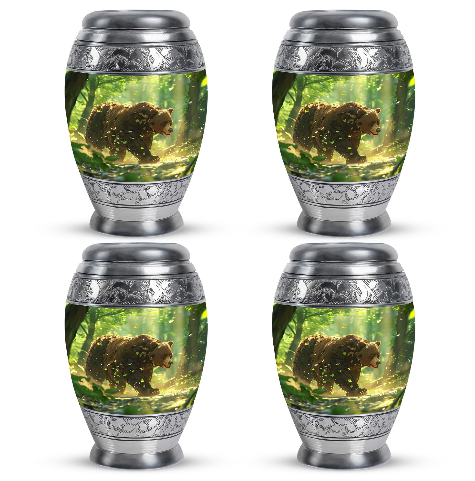 Bear Theme 3 Inch Keepsake Pack of 4