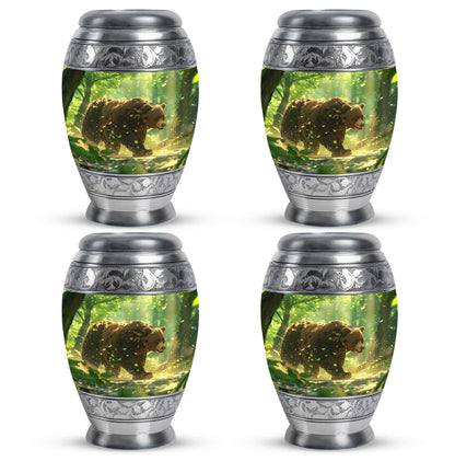 Bear Theme 3 Inch Keepsake Pack of 4