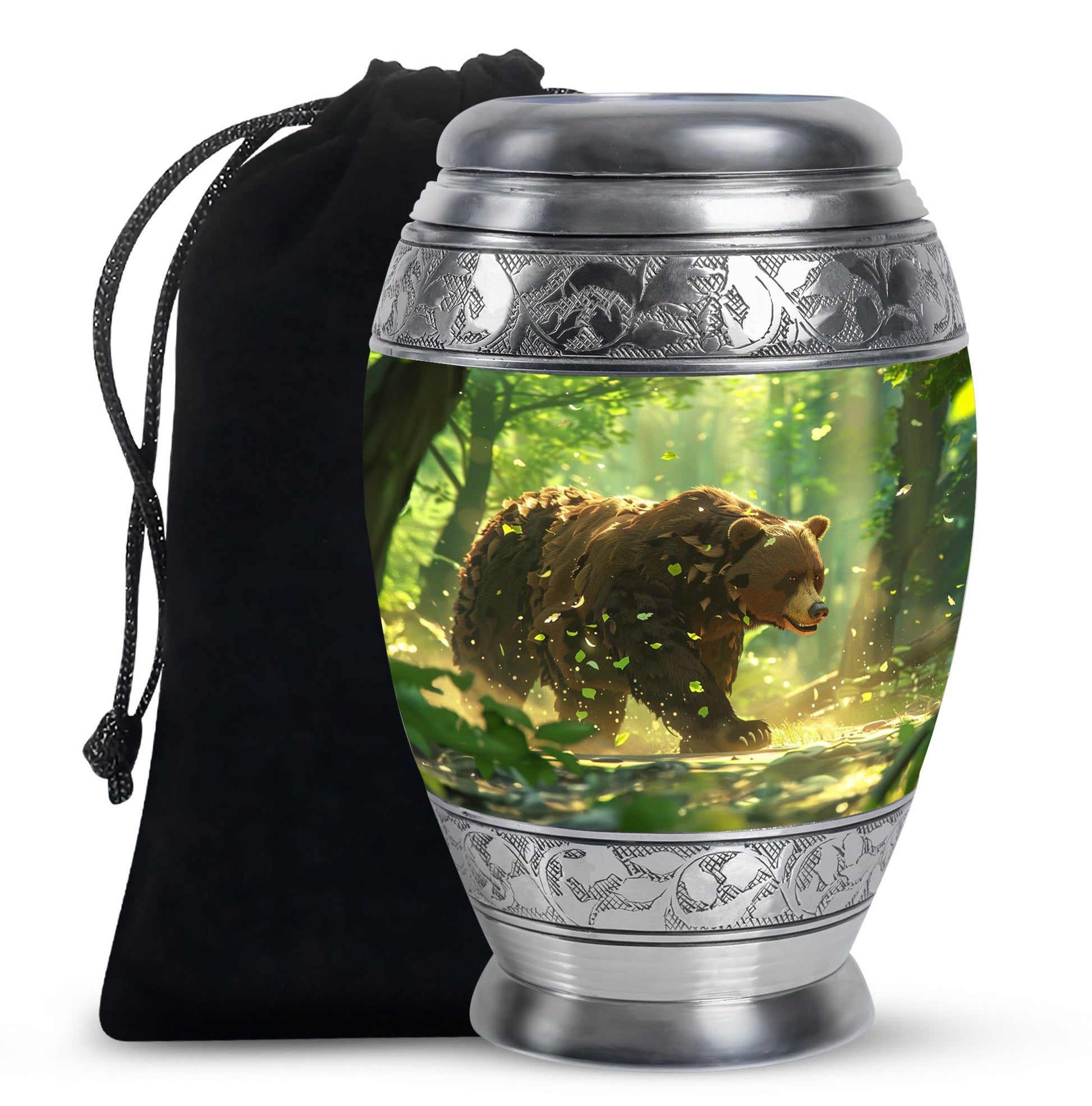 Bear Theme Large Urn 10 Inch