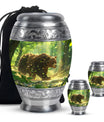 Bear Theme Large Urn With 2 Keepsake Urn