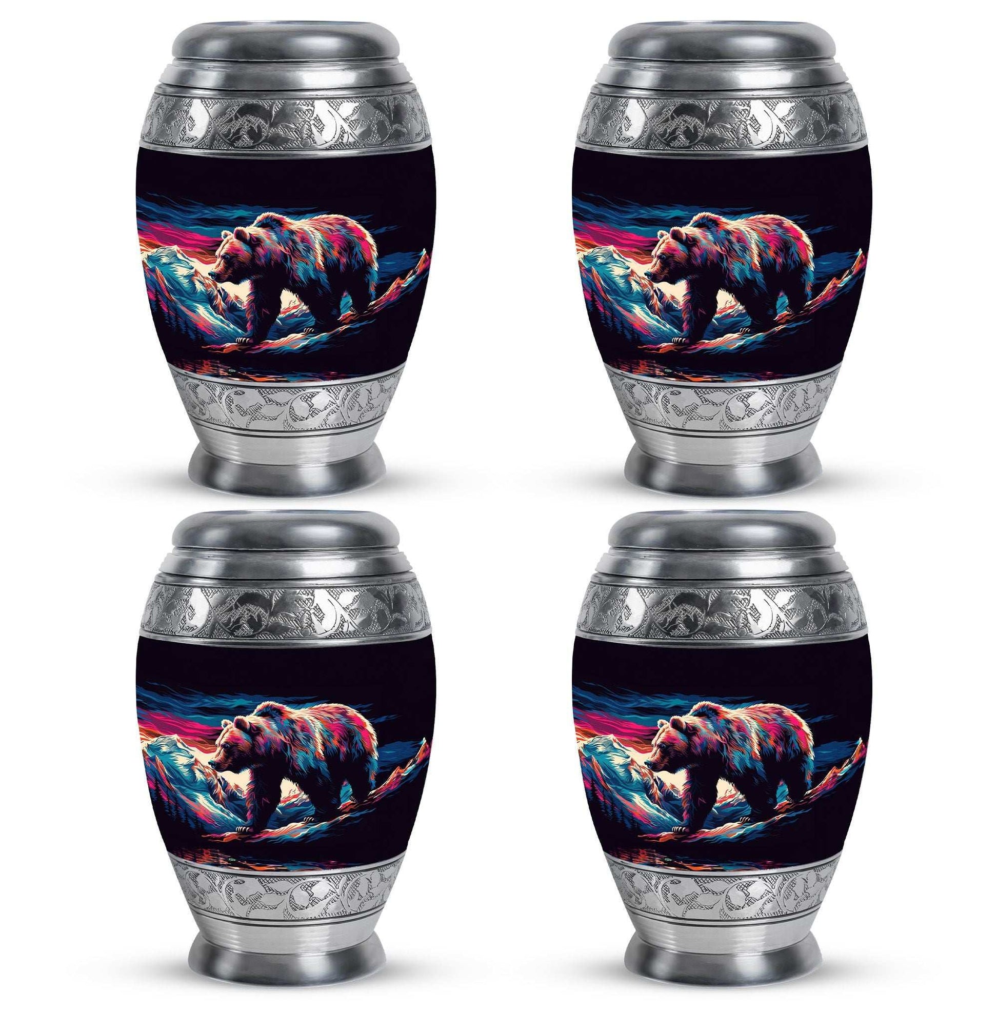 Bear Theme 3 Inch Keepsake Pack of 4