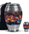 Butterfly Theme Large Urn With 1 Keepsake Urn