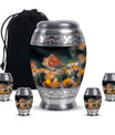 Butterfly Theme Large Urn With 4 Keepsake Urn