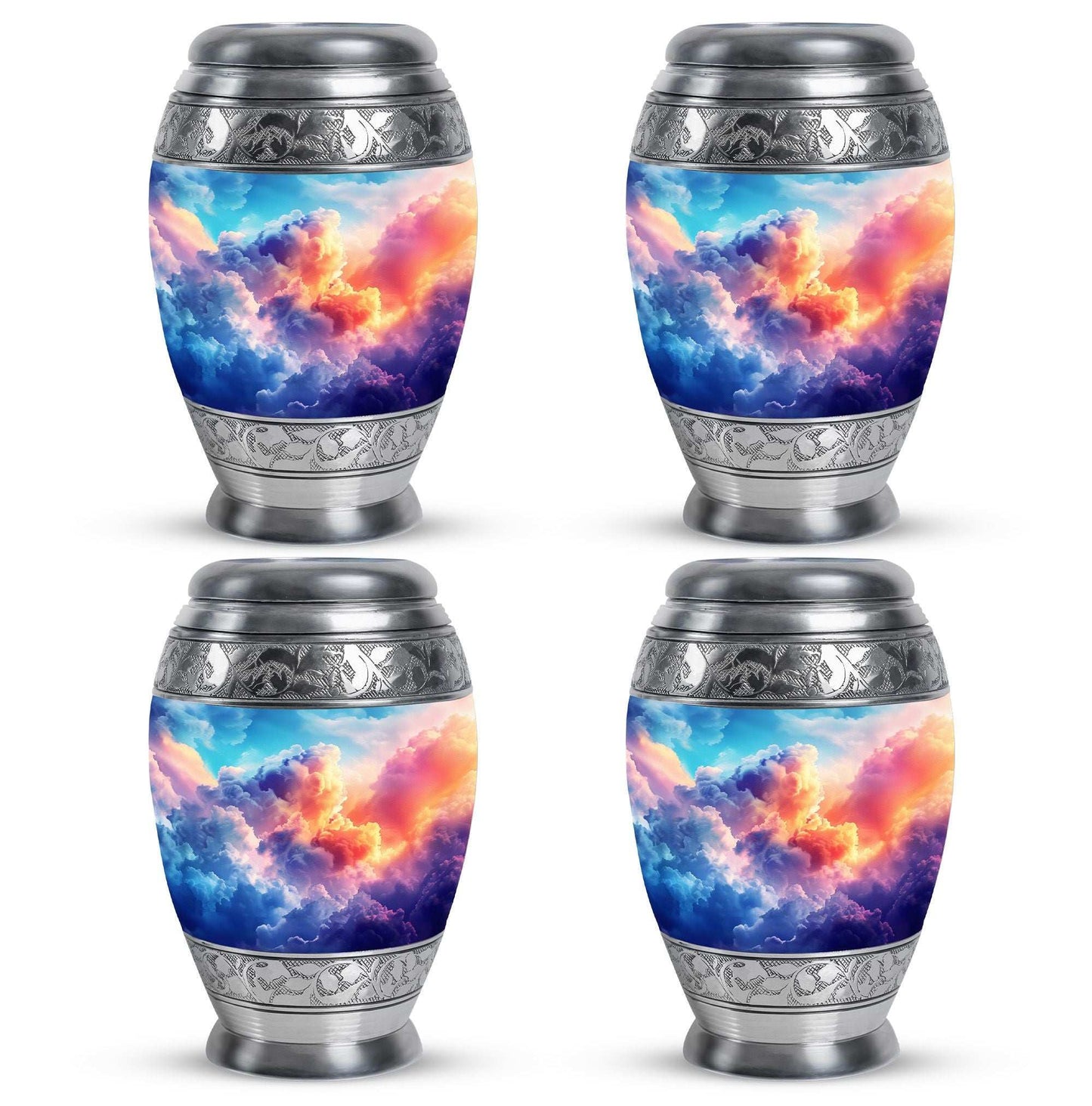 Clouds Theme 3 Inch Keepsake Pack of 4