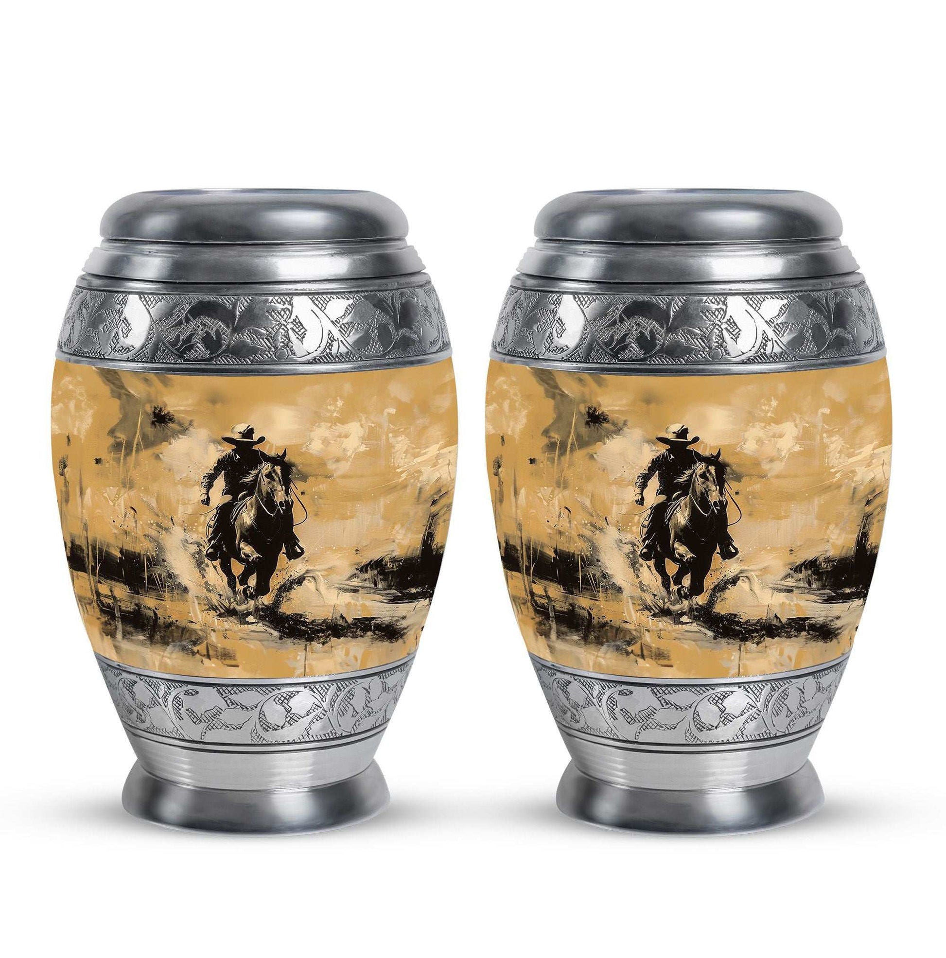 Cowboy Theme 3 Inch Keepsake Pack of 2