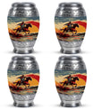 Cowboy Theme 3 Inch Keepsake Pack of 4