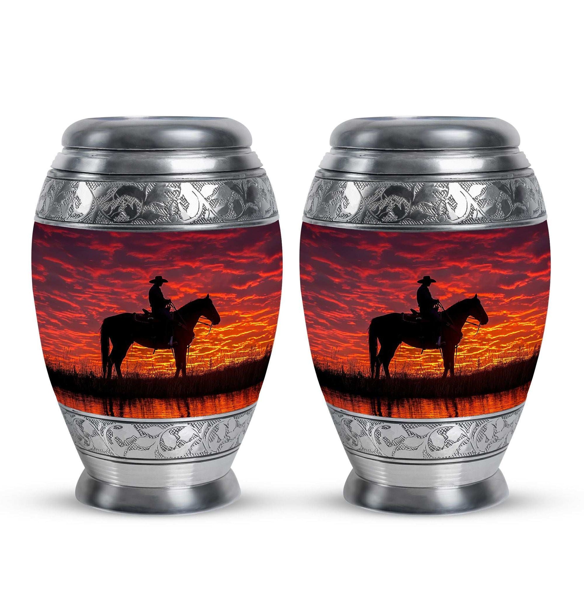 Cowboy Theme 3 Inch Keepsake Pack of 2