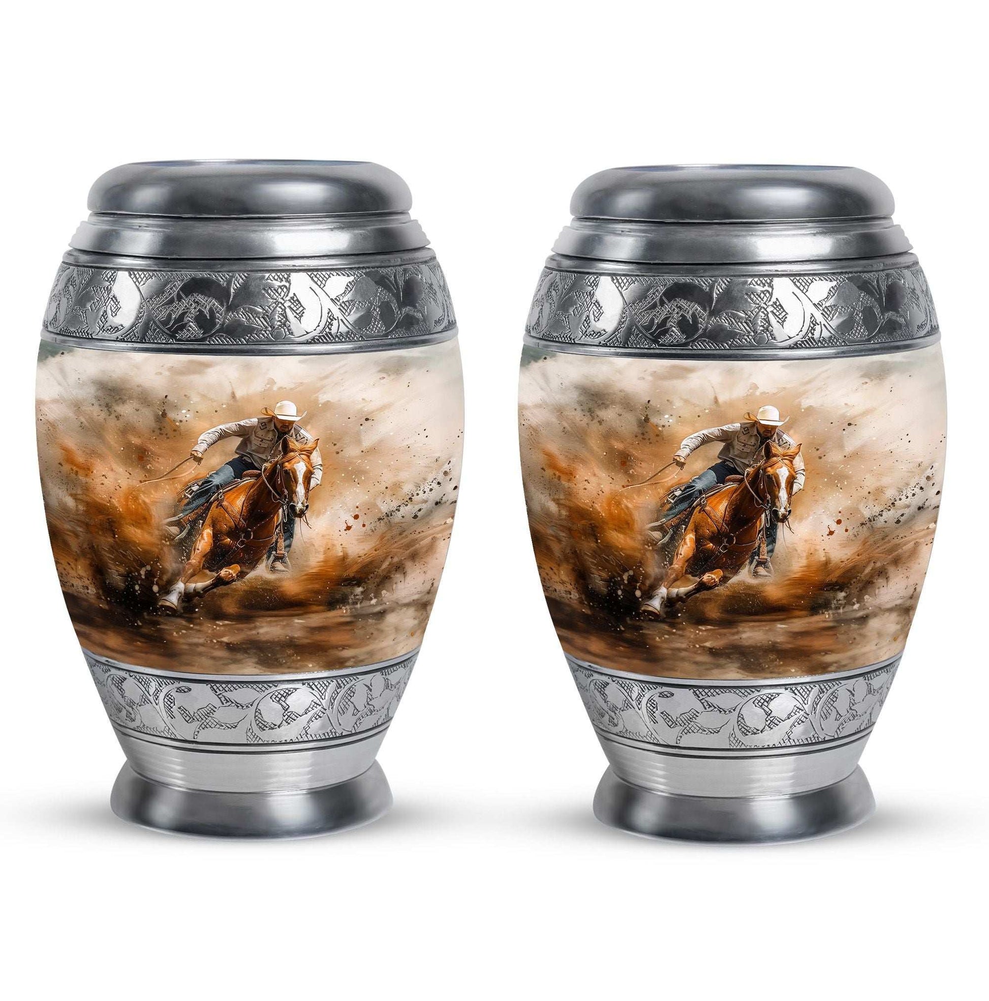 Cowboy Theme 3 Inch Keepsake Pack of 2