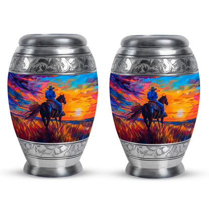 Cowboy Theme 3 Inch Keepsake Pack of 2
