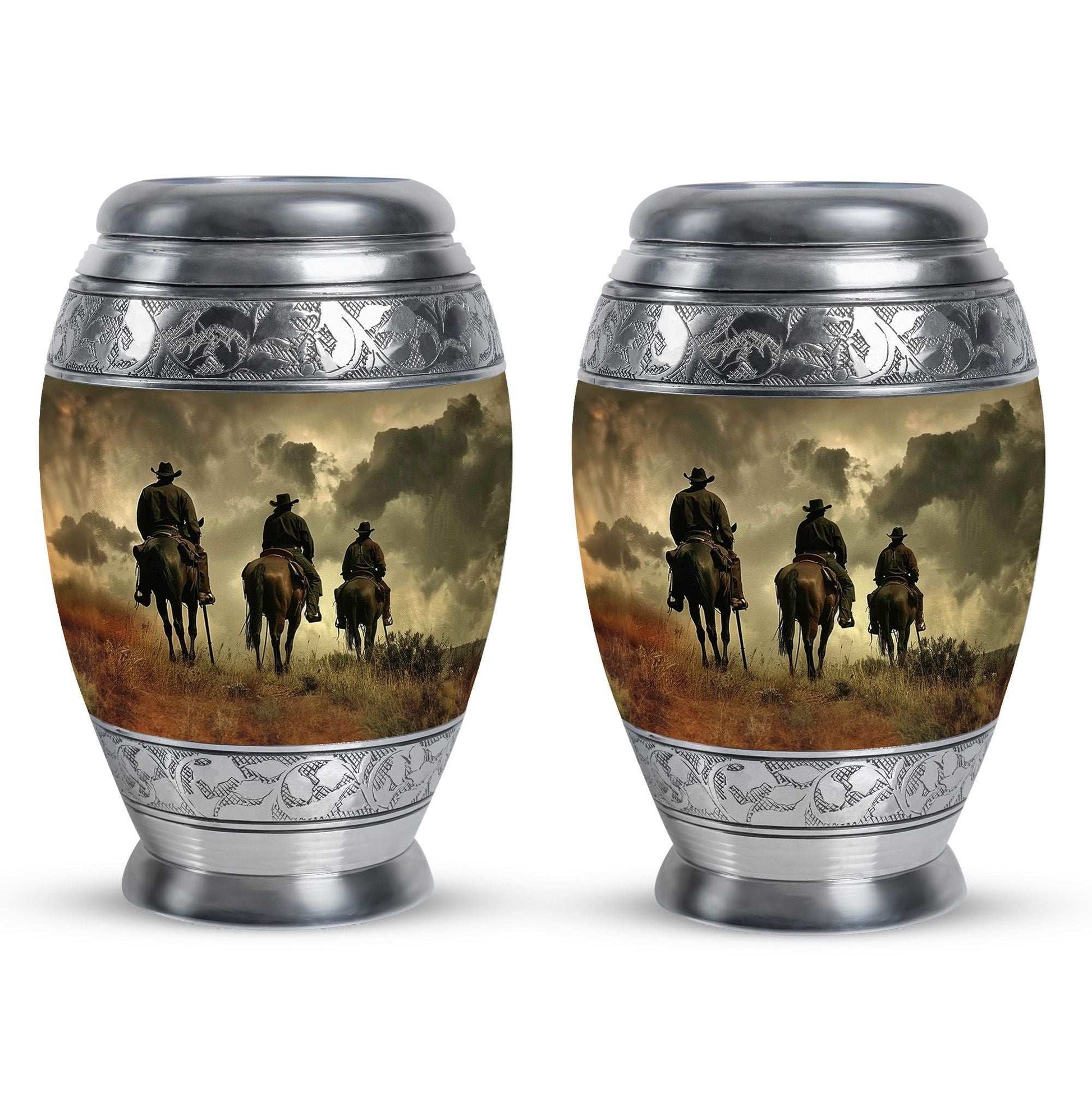 Cowboy Theme 3 Inch Keepsake Pack of 2