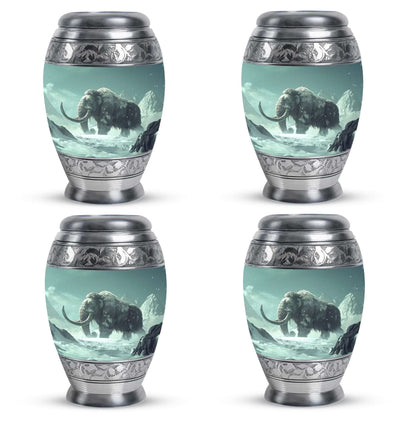 Mamoth Theme 3 Inch Keepsake Pack of 4