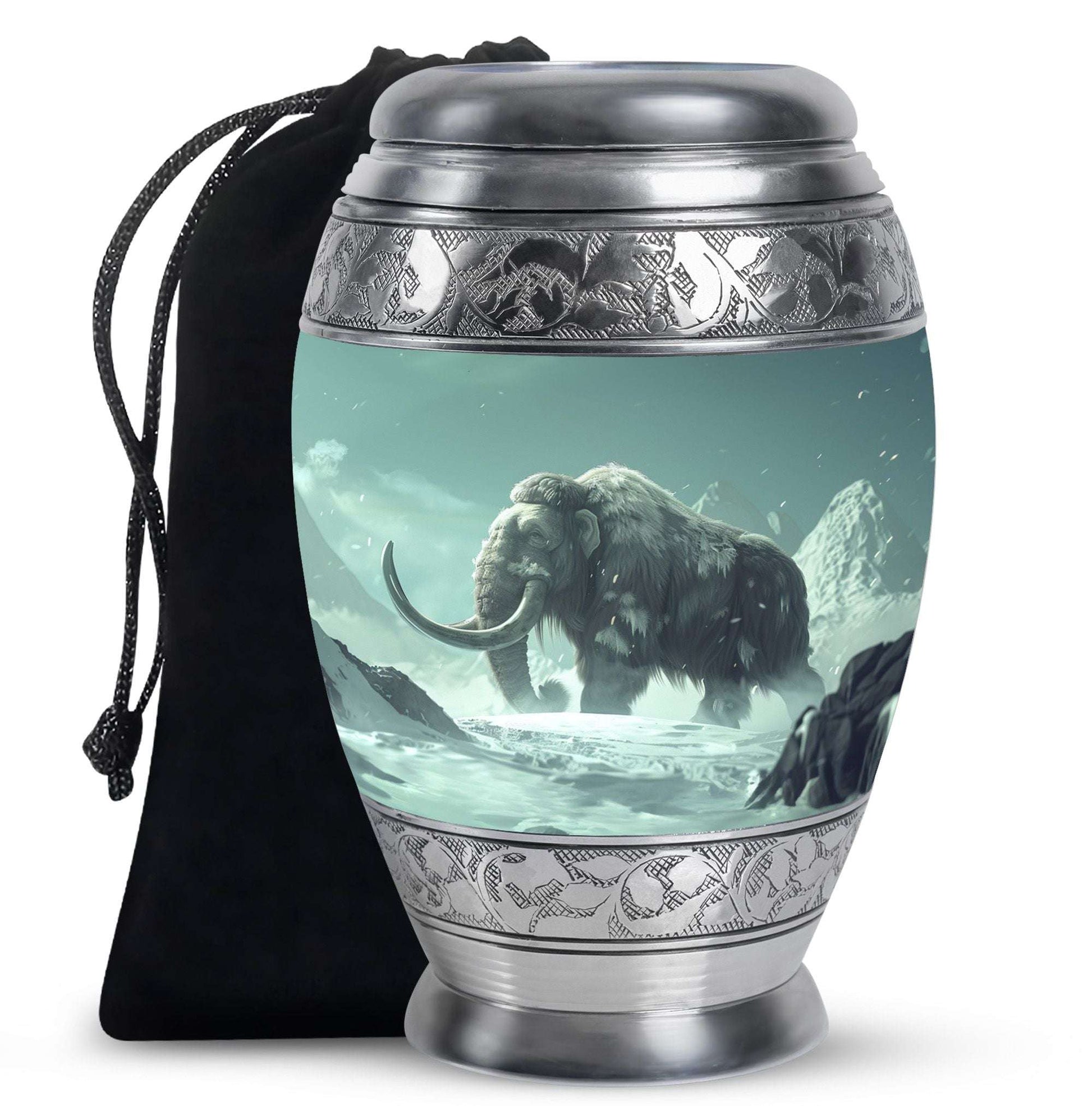 Mamoth Theme Large Urn 10 Inch