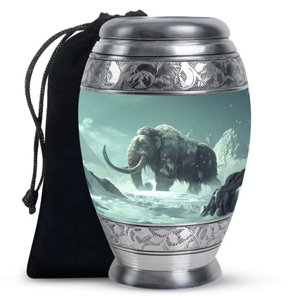 Mamoth Theme Large Urn 10 Inch