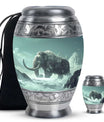 Mamoth Theme Large Urn With 1 Keepsake Urn