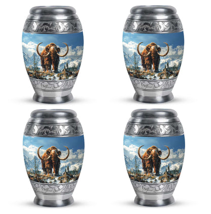 Mamoth Theme 3 Inch Keepsake Pack of 4