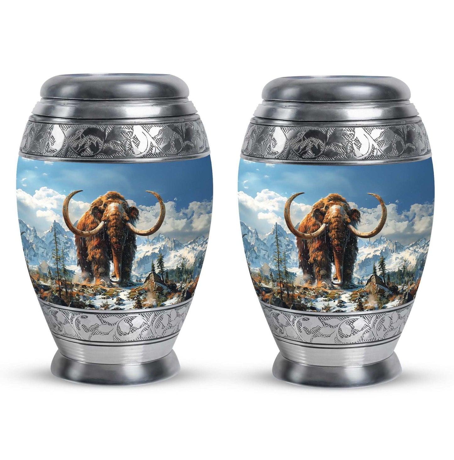 Mamoth Theme 3 Inch Keepsake Pack of 2