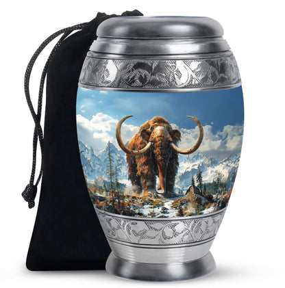 Mamoth Theme Large Urn 10 Inch
