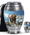 Mamoth Theme Large Urn With 1 Keepsake Urn
