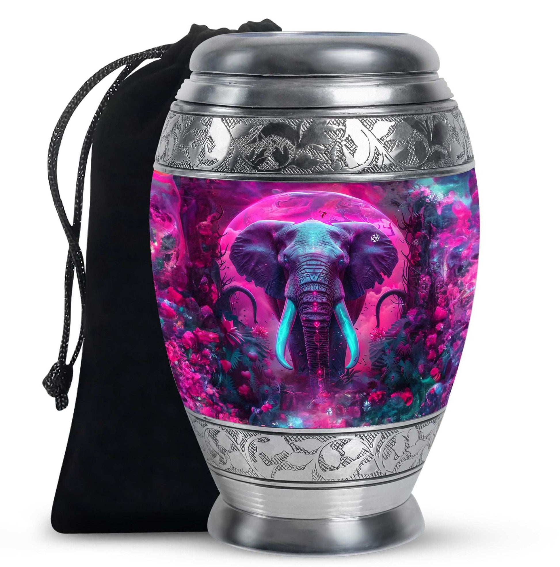 Mamoth Theme Large Urn 10 Inch