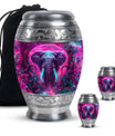 Mamoth Theme Large Urn With 2 Keepsake Urn