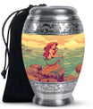 Mermaid Theme Large Urn 10 Inch