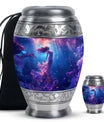 Mermaid Theme Large Urn With 1 Keepsake Urn