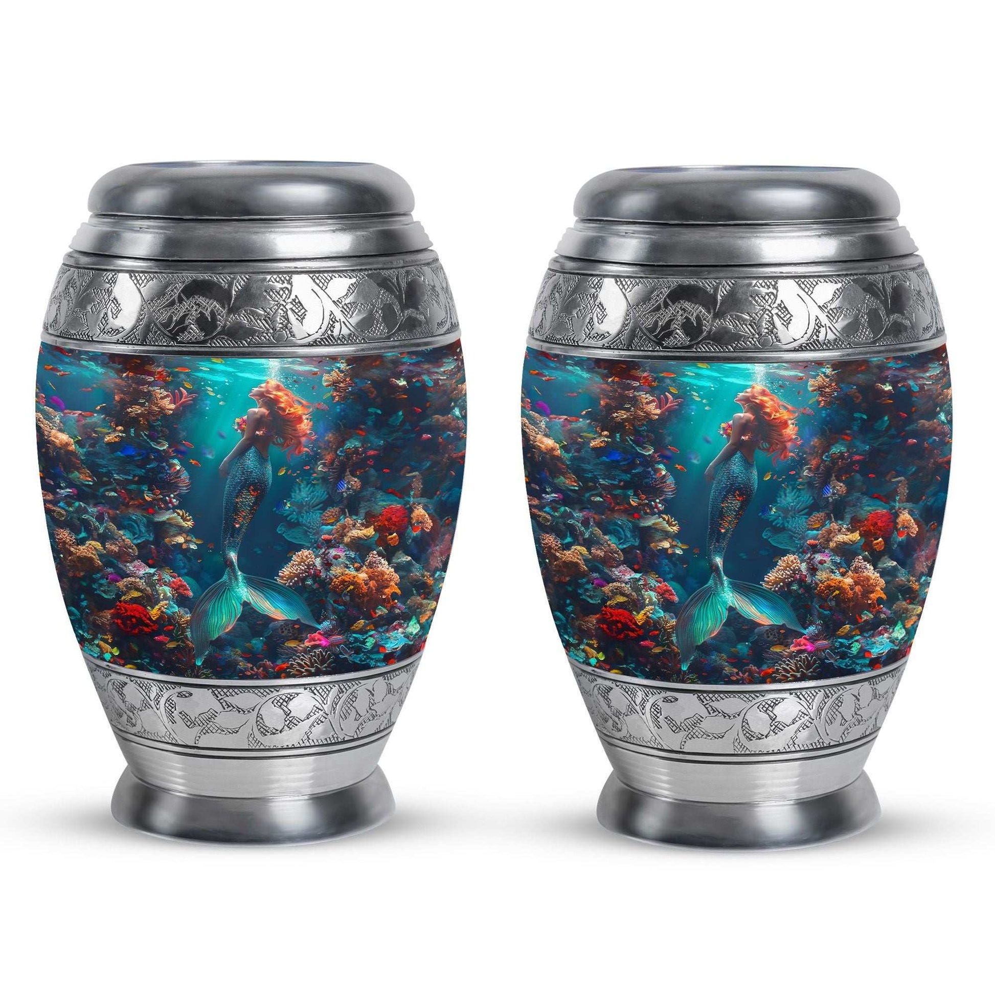 Mermaid Theme 3 Inch Keepsake Pack of 2