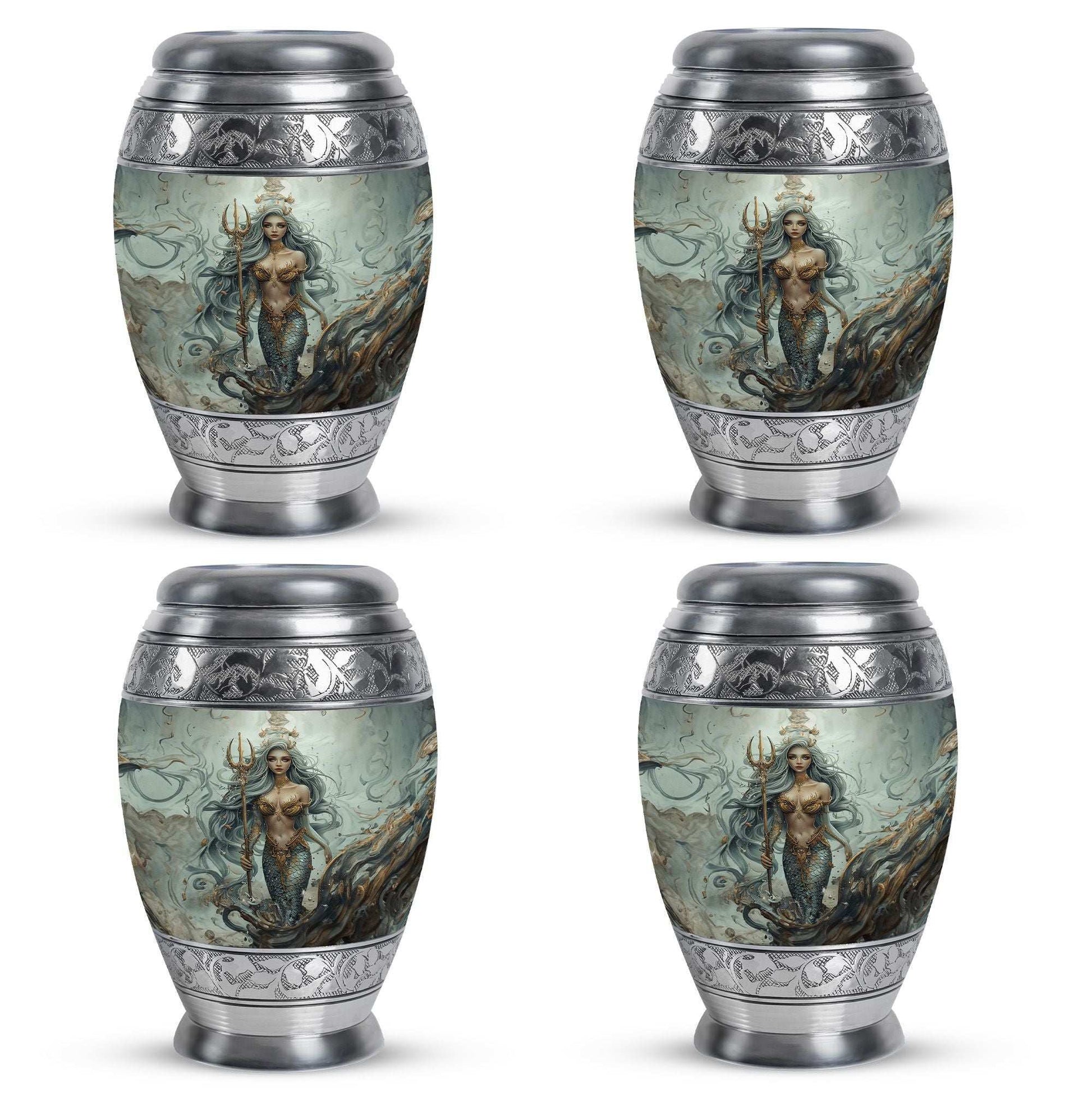 Mermaid Theme 3 Inch Keepsake Pack of 4