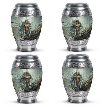 Mermaid Theme 3 Inch Keepsake Pack of 4