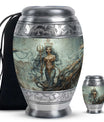 Mermaid Theme Large Urn With 1 Keepsake Urn