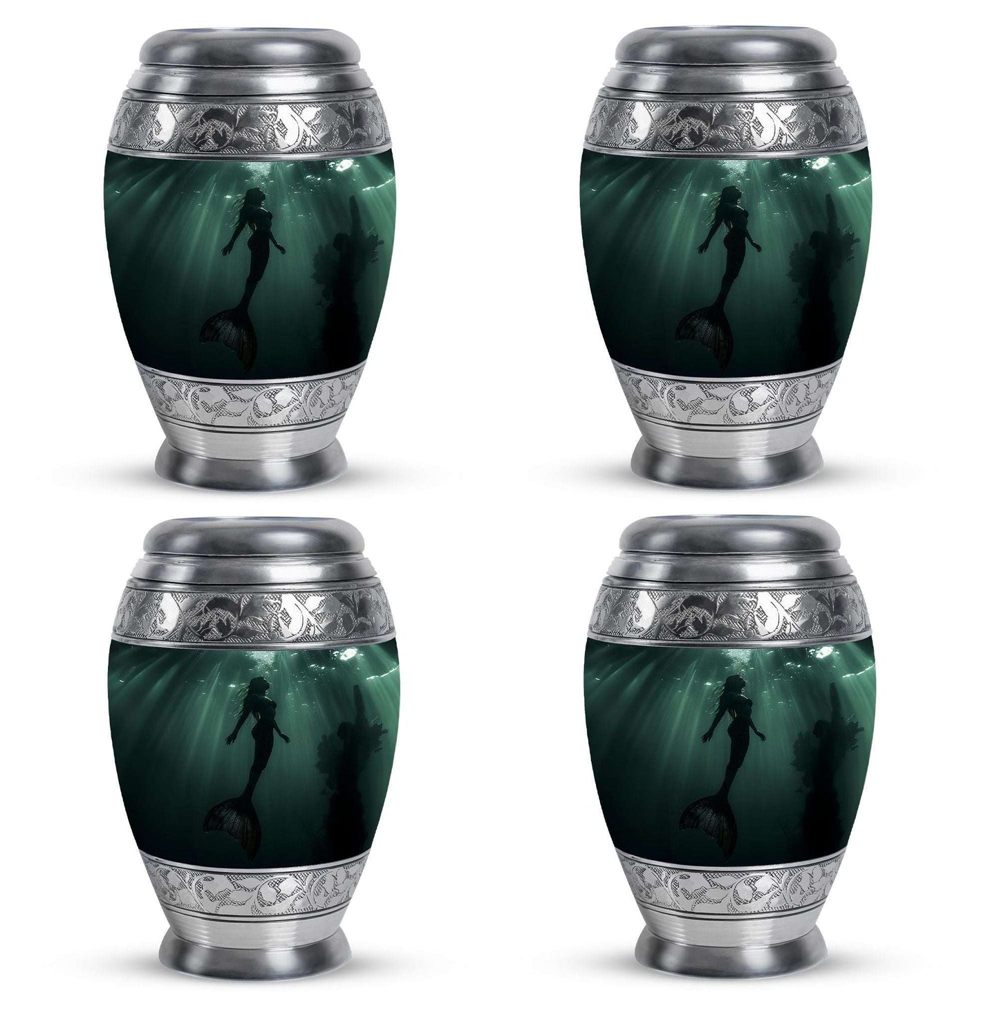 Mermaid Theme 3 Inch Keepsake Pack of 4