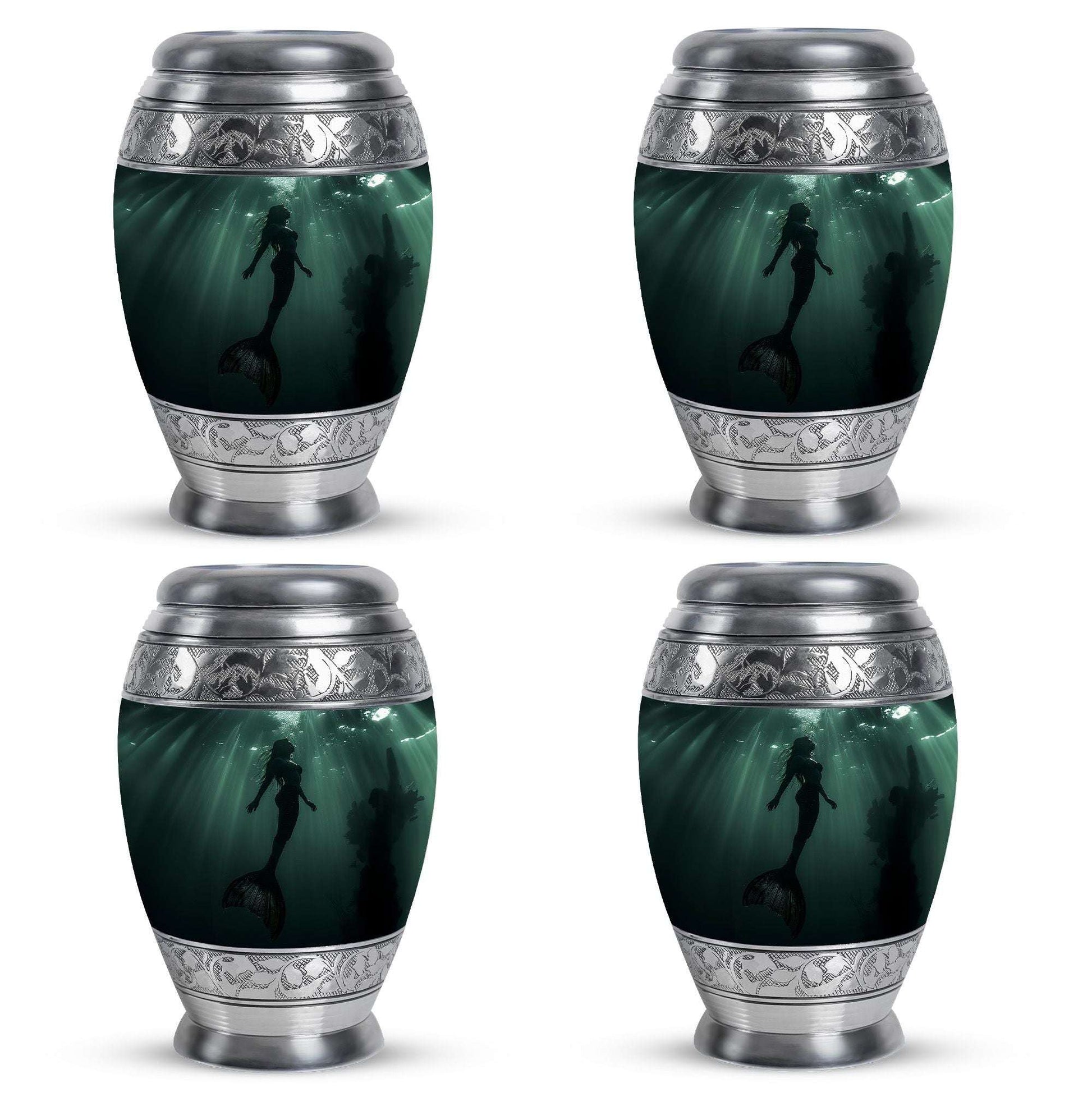 Mermaid Theme 3 Inch Keepsake Pack of 4