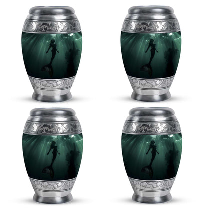 Mermaid Theme 3 Inch Keepsake Pack of 4