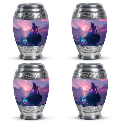 Mermaid Theme 3 Inch Keepsake Pack of 4