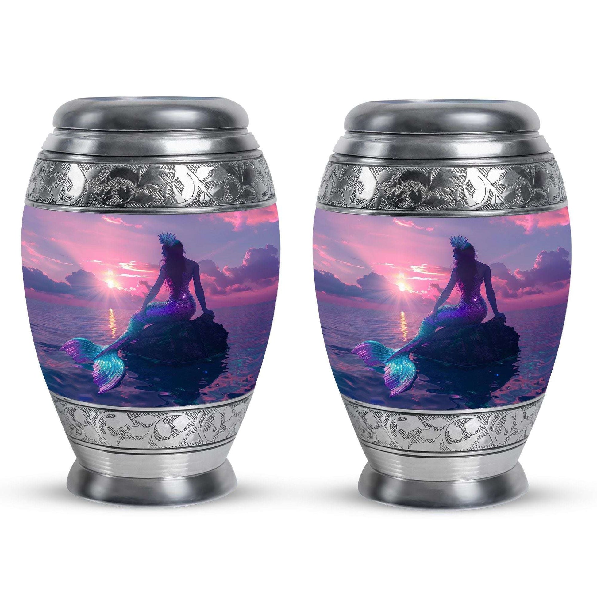 Mermaid Theme 3 Inch Keepsake Pack of 2